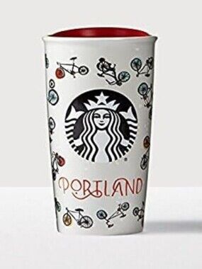 Starbucks "Portland" Ceramic Tumbler (2016), NEW